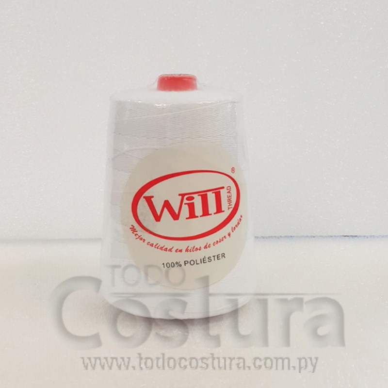 HILO PARA CERRADORA DE BOLSA (301 - BLANCO - 200 GRAMOS) 12/4-TFO