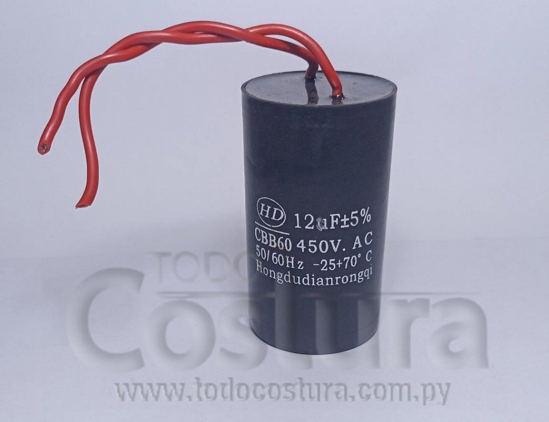 CAPACITOR P/ MOTOR INDUSTRIAL RM1818-1- NORMAL (12UF / 10UF)