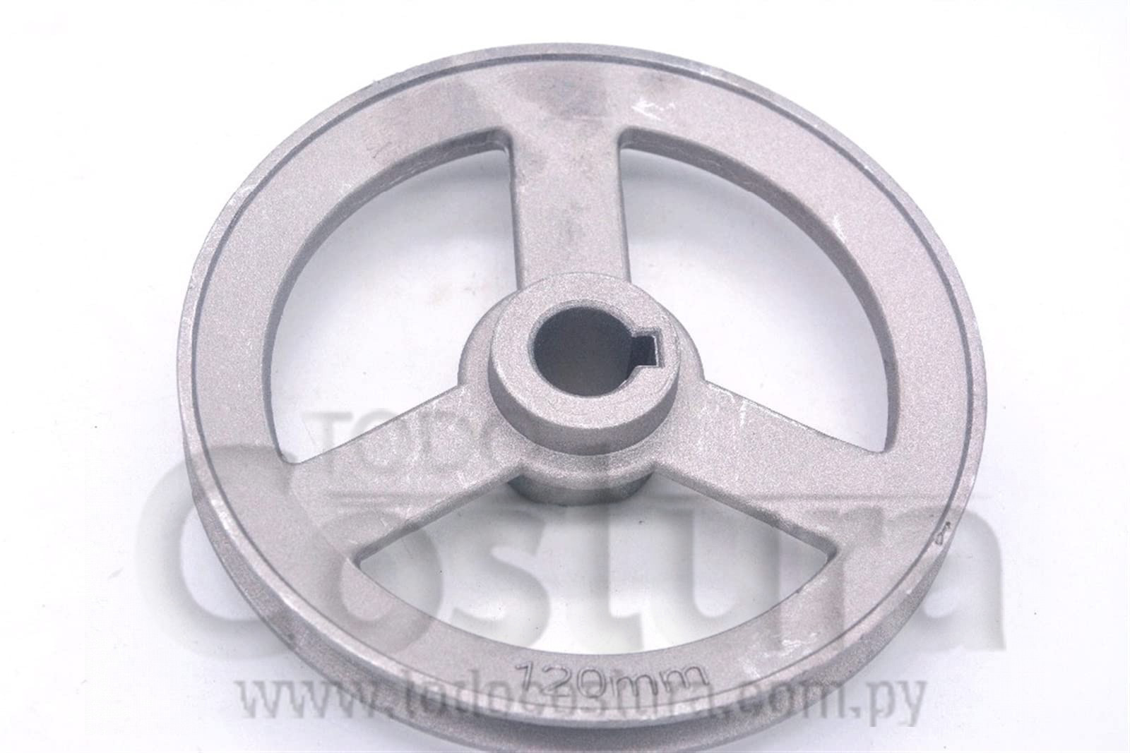 POLEA (120MM) DE MOTOR INDUSTRIAL