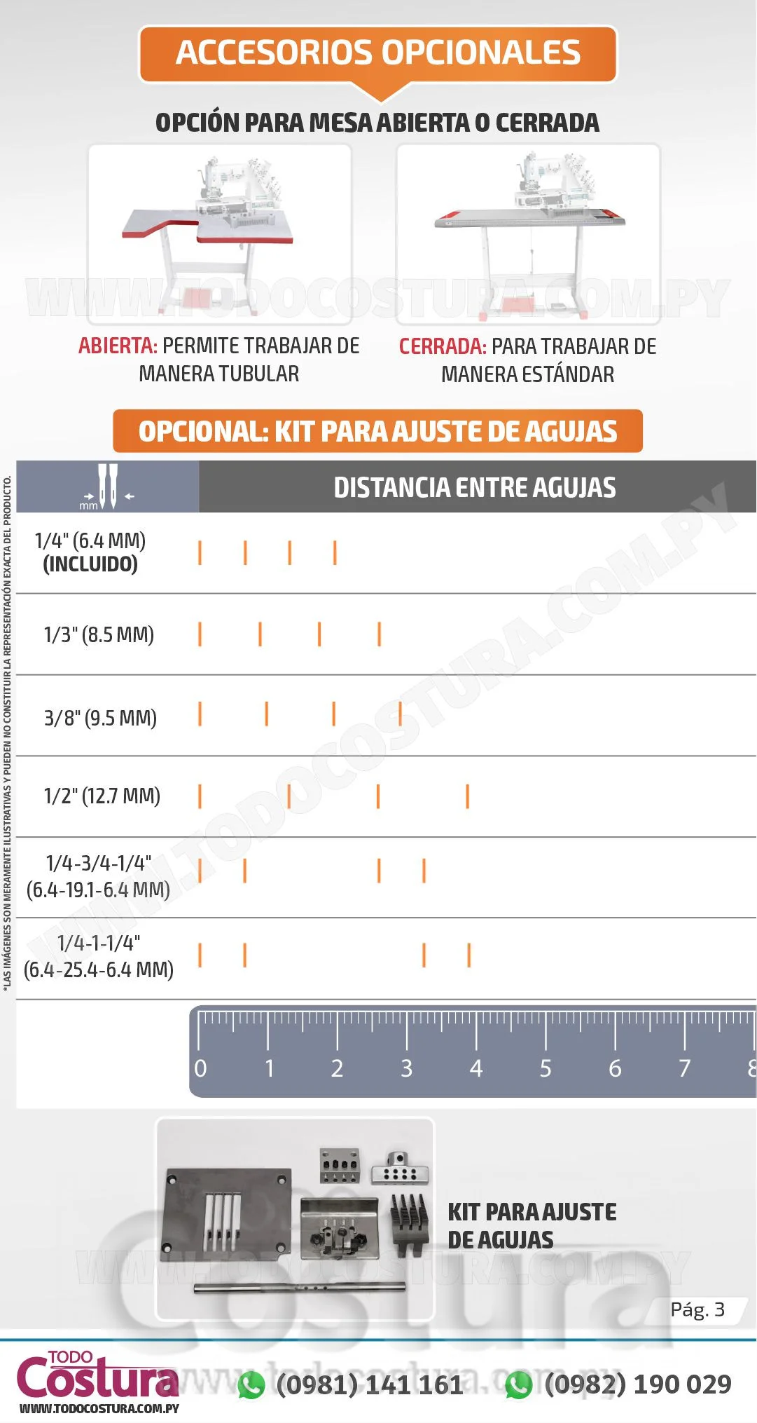 ENGOMADORA (4 AGUJAS - NORMAL) SIRUBA VC008-04064P/VCE