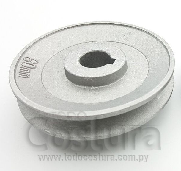 POLEA (80MM) DE MOTOR INDUSTRIAL
