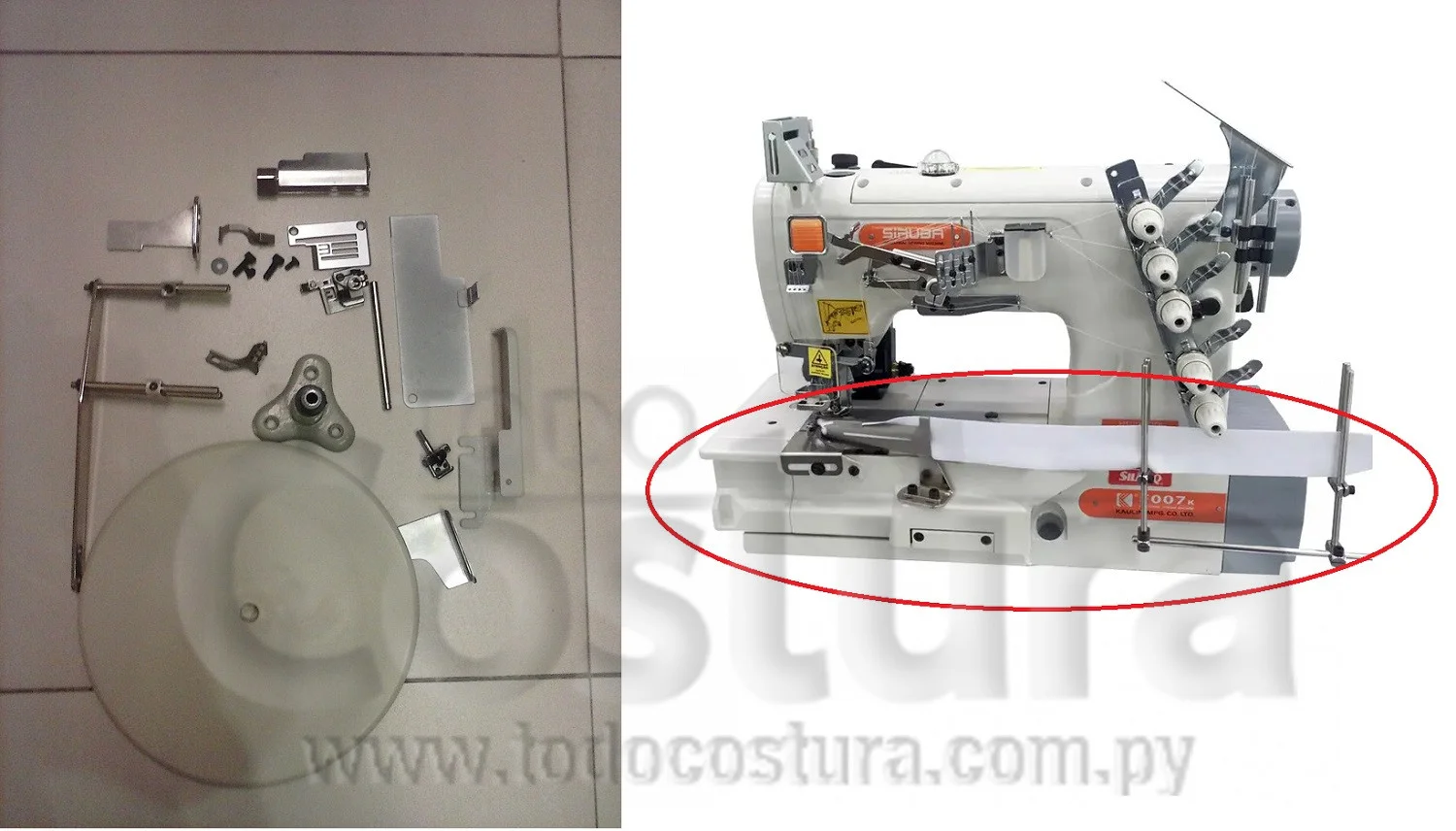 KIT (FQ) P/ COLLARETA PLANA ABIERTA F007K-W222