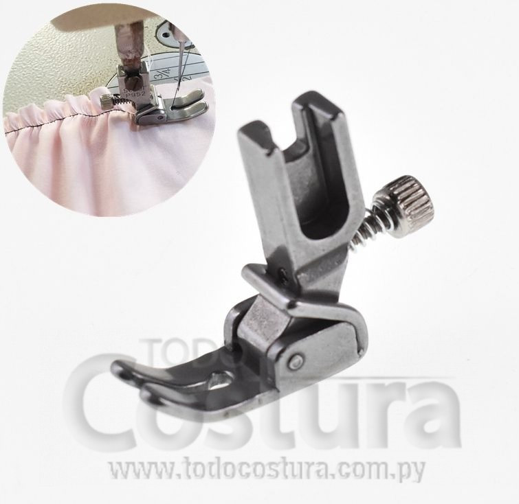 PRENSATELA PARA FRUNCIR CON RESORTE RECTA INDUSTRIAL