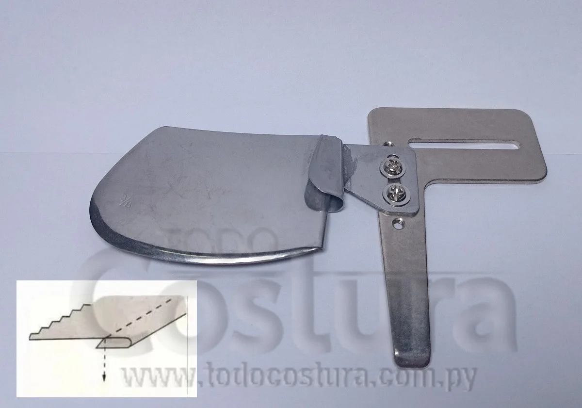 DOBLADILLADOR (1 CM) P/ PESPUNTE RECTA INDUSTRIAL