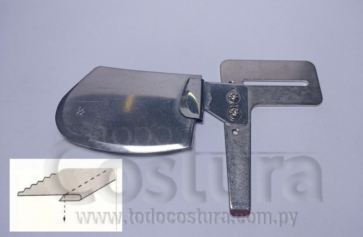 DOBLADILLADOR (1,5 CM) P/ PESPUNTE RECTA INDUSTRIAL