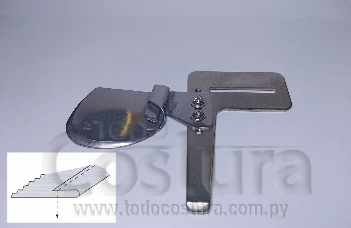 DOBLADILLADOR (1 CM) P/ PESPUNTE INVERSO RECTA INDUSTRIAL