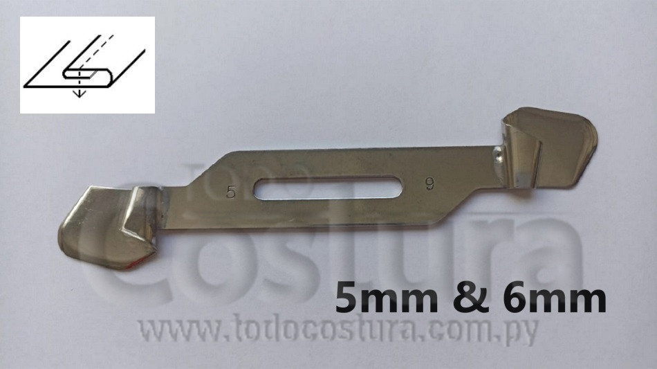 DOBLADILLADOR (DOBLE - 5X6MM) COLLARETA INDUSTRIAL