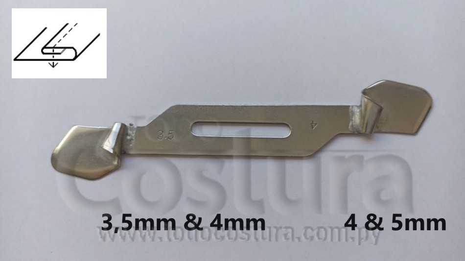 DOBLADILLADOR (DOBLE - 3,5X4MM) COLLARETA INDUSTRIAL