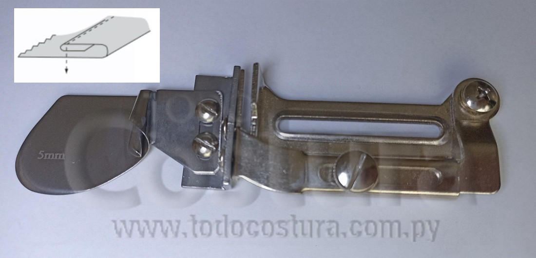 DOBLADILLADOR P/ CAMISA (0,5MM) RECTA INDUSTRIAL