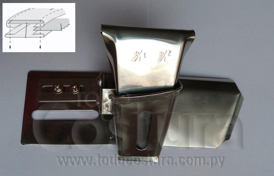 DOBLADILLADOR CINTURERA (CURVO - 3 CM) (CHINO)