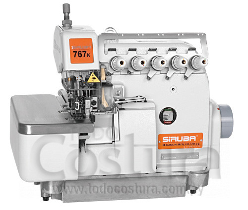 OVERLOCK (MECANICA - 6 HILOS) SIRUBA 767K-516M2-324