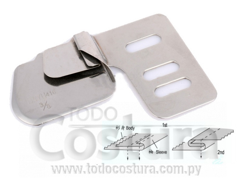 DOBLADILLADOR PARA MANGA DE CAMISA (1/4) RECTA INDUSTRIAL