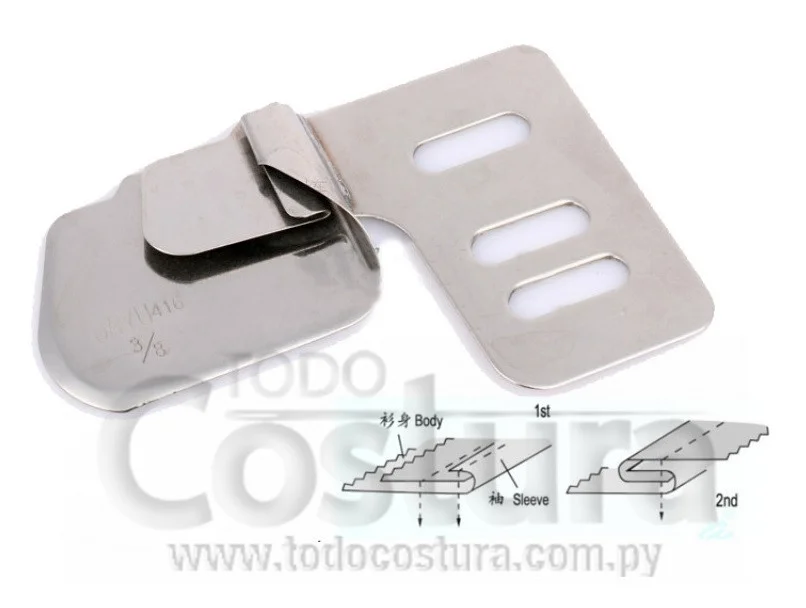 DOBLADILLADOR PARA MANGA DE CAMISA (1/4) RECTA INDUSTRIAL