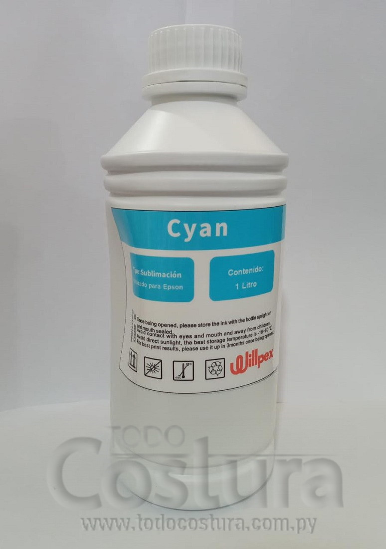 TINTA (CYAN - 1 LITRO) IMPRESORA SUBLIMACION