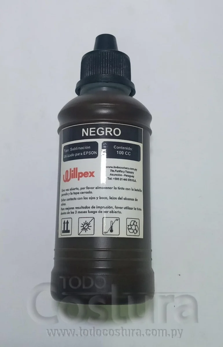 TINTA SUBLIMACION (ULTRA NEGRO - 100ML) IMPRESORA EPSON