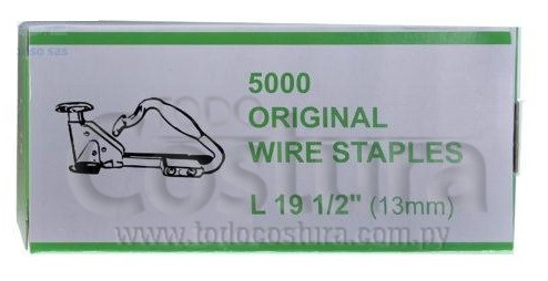 PRESILLA P/ ENGRAMPADORA (13 MM - 5000 UNID.) PARA PRESILLADORA L19