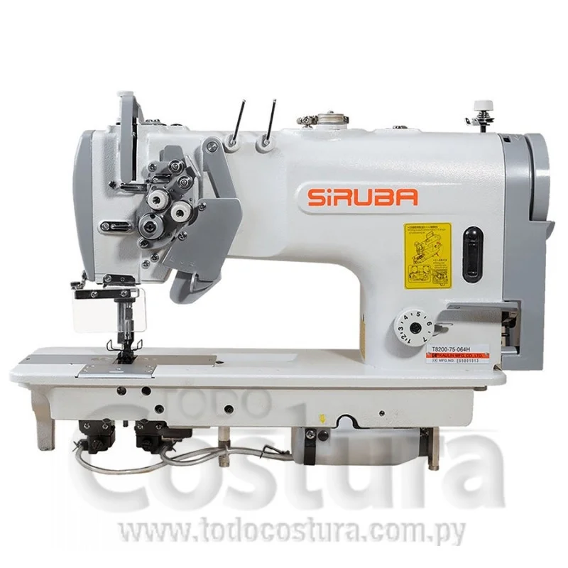 DOBLE AGUJA (MECANICA - REBATIBLE - LIVIANA) SIRUBA T8200-45-064M