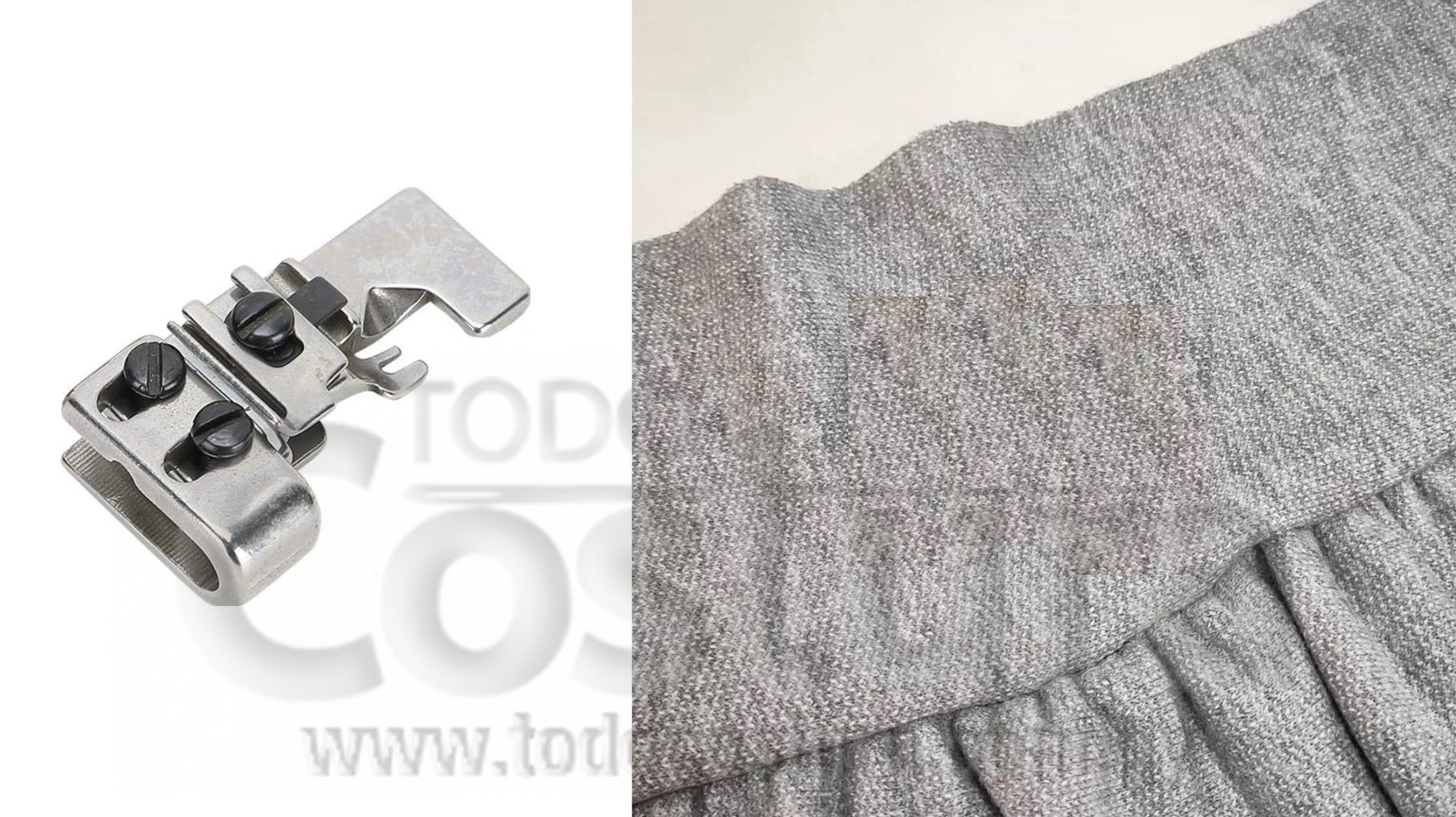PRENSATELA PARA FRUNCIR (4 HILOS) OVERLOCK SIRUBA 747F