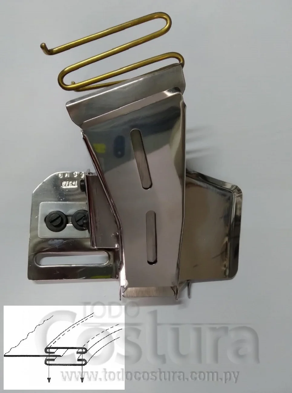 DOBLADILLADOR CINTURERA (CURVO - 3,8CM - CON BIES) (ALTA CALIDAD)