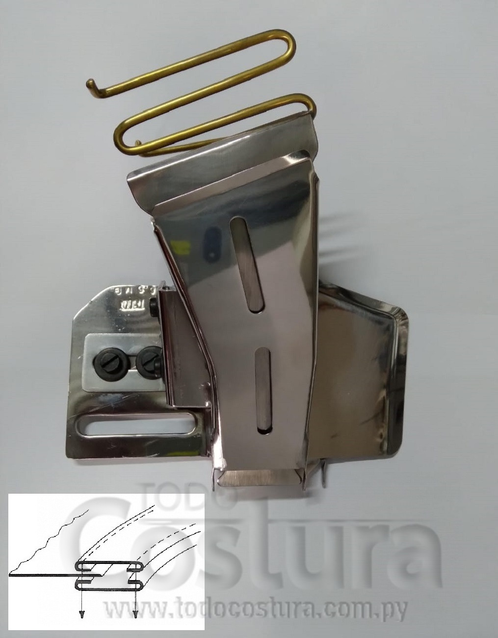 DOBLADILLADOR CINTURERA (CURVO - 4,3CM - CON BIES) (ALTA CALIDAD)