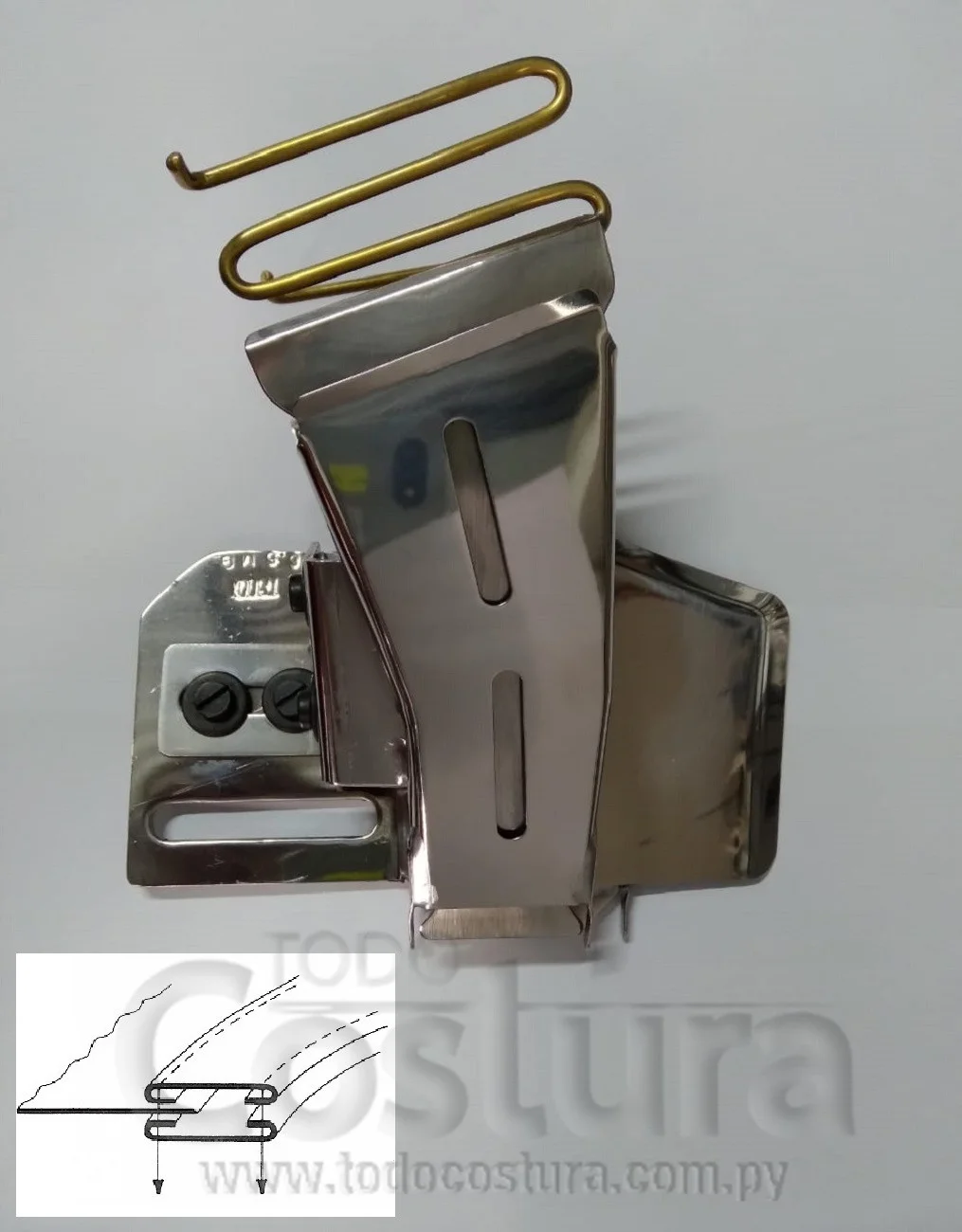 DOBLADILLADOR CINTURERA (CURVO - 4,3CM - CON BIES) (ALTA CALIDAD)