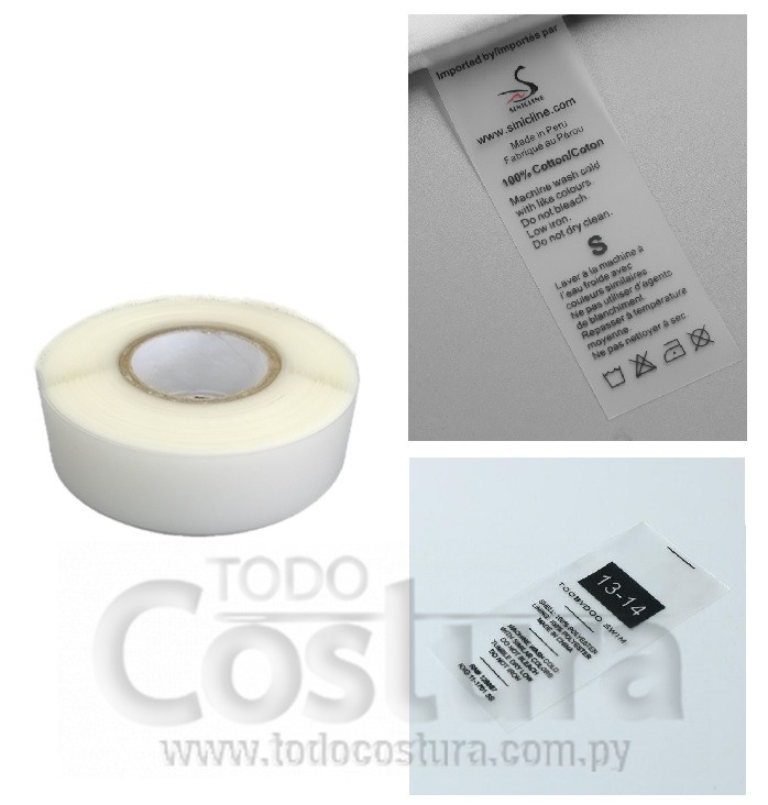 ETIQUETA (TRANSPARENTE - 30MM X 150M) TPU015
