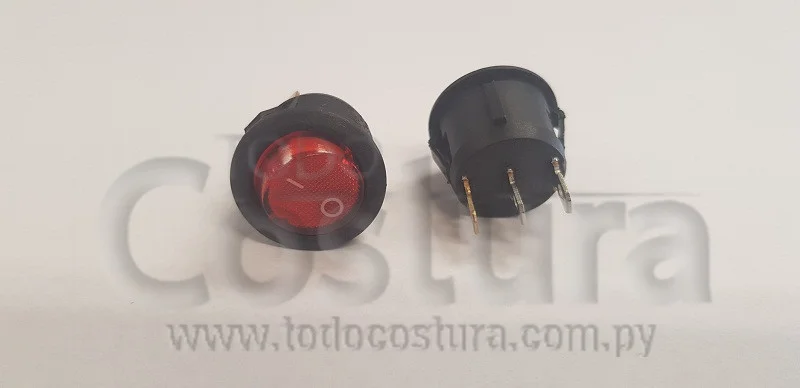LLAVE INTERRUPTOR (REDONDO) MAQUINA DE ASEO MANUAL WILLPEX LIMPA FIO