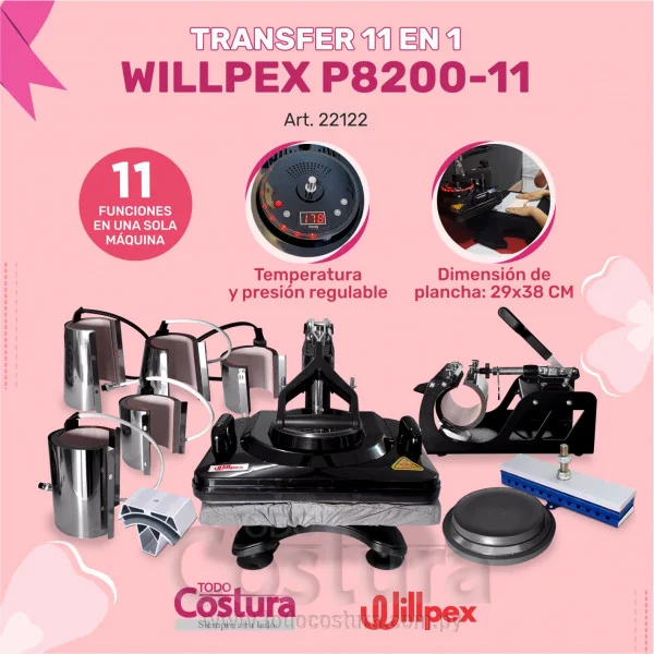 TRANSFER (11 EN 1) MULTIFUNCIONAL WILLPEX P8200-11