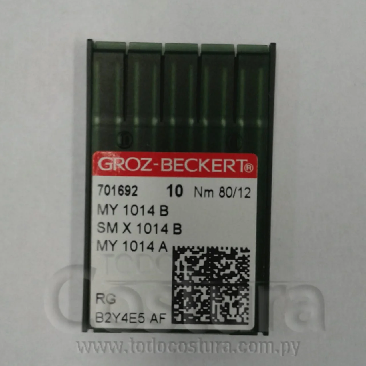 AGUJA GROZ BECKERT SMX1014B 12B-PUNTA BOLA