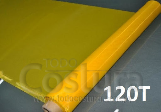 MALLA (120T - ANCHO: 1,27 MTS - AMARILLO) PARA BASTIDOR DE SERIGRAFIA