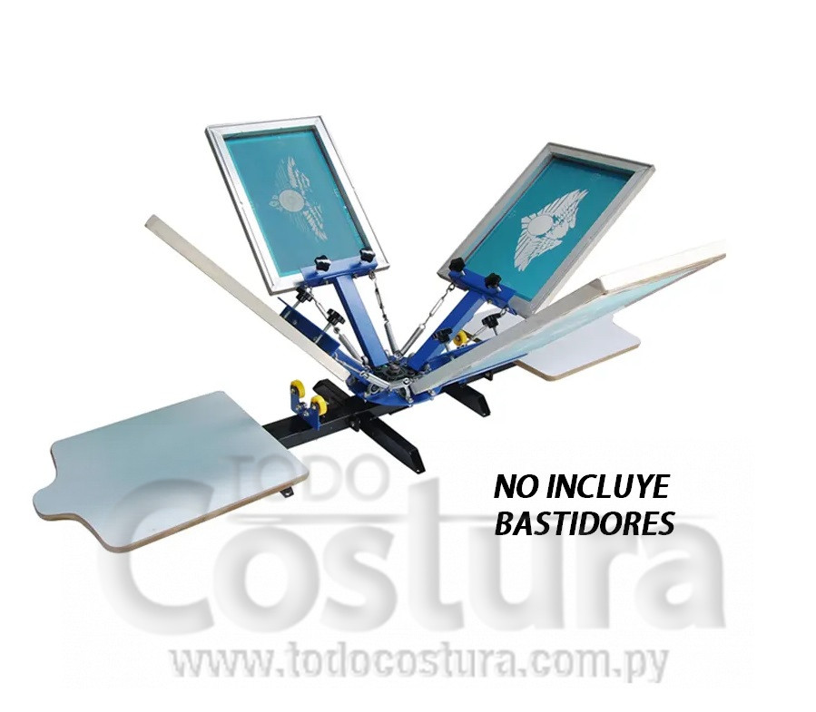 PULPO PARA SERIGRAFIA SIMPLE (4 COLOR - 2 ESTACIONES - 45 X 55 CM) WILLPEX NS402-S