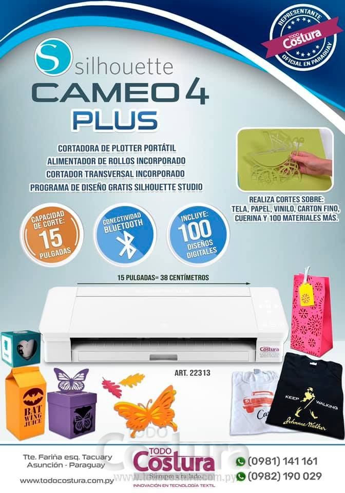 Cortadora de papel blanco Silhouette Cameo 5 Plus