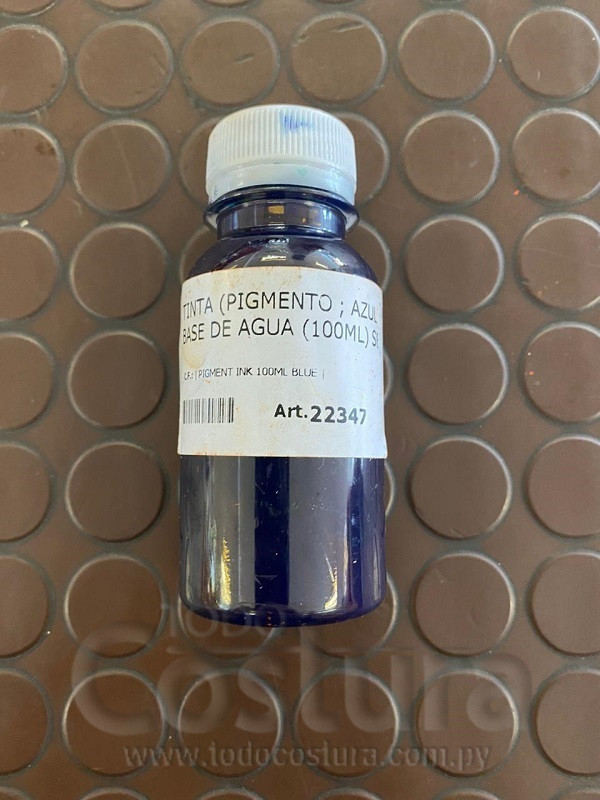 TINTA (PIGMENTO - AZUL) BASE DE AGUA (100ML) SERIGRAFIA