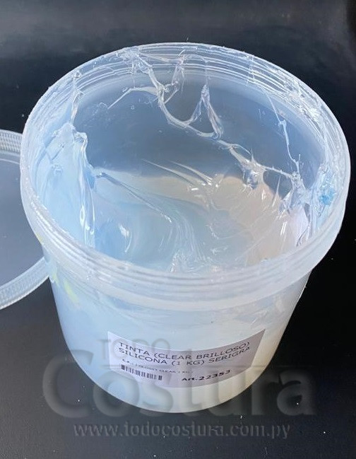 TINTA (CLEAR BRILLOSO) SILICONA (1 KG) SERIGRAFIA