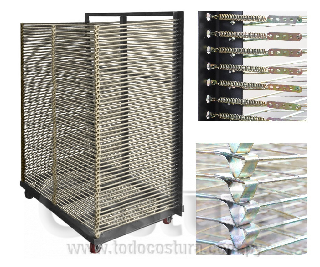 RACK SECADOR DE BASTIDOR  (50 BANDEJAS - 100X65CM) SERIGRAFIA WILLPEX GZJ50