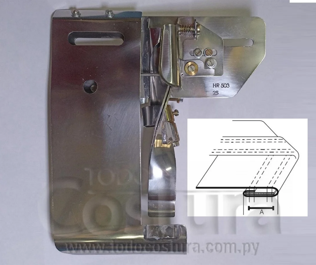 DOBLADILLADOR (INSERTAR ELASTICO (2,5CM) Y DOBLAR - SHORT) ENGOMADORA