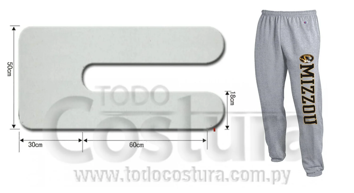 PLATINA (PANTALON) PARA PULPO SERIGRAFIA