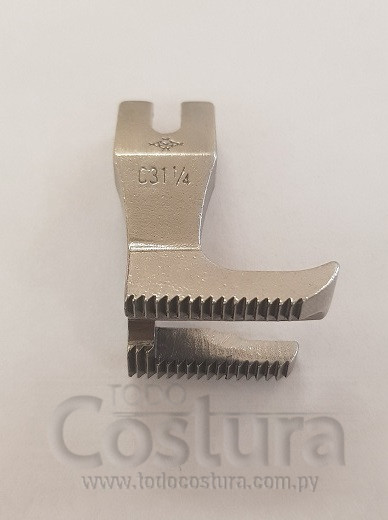 PRENSATELA (EXTERNA - VIVO 1/4 PULG.) RECTA DOBLE ARRASTRE MITSUBISHI DY-350 / JACK H2