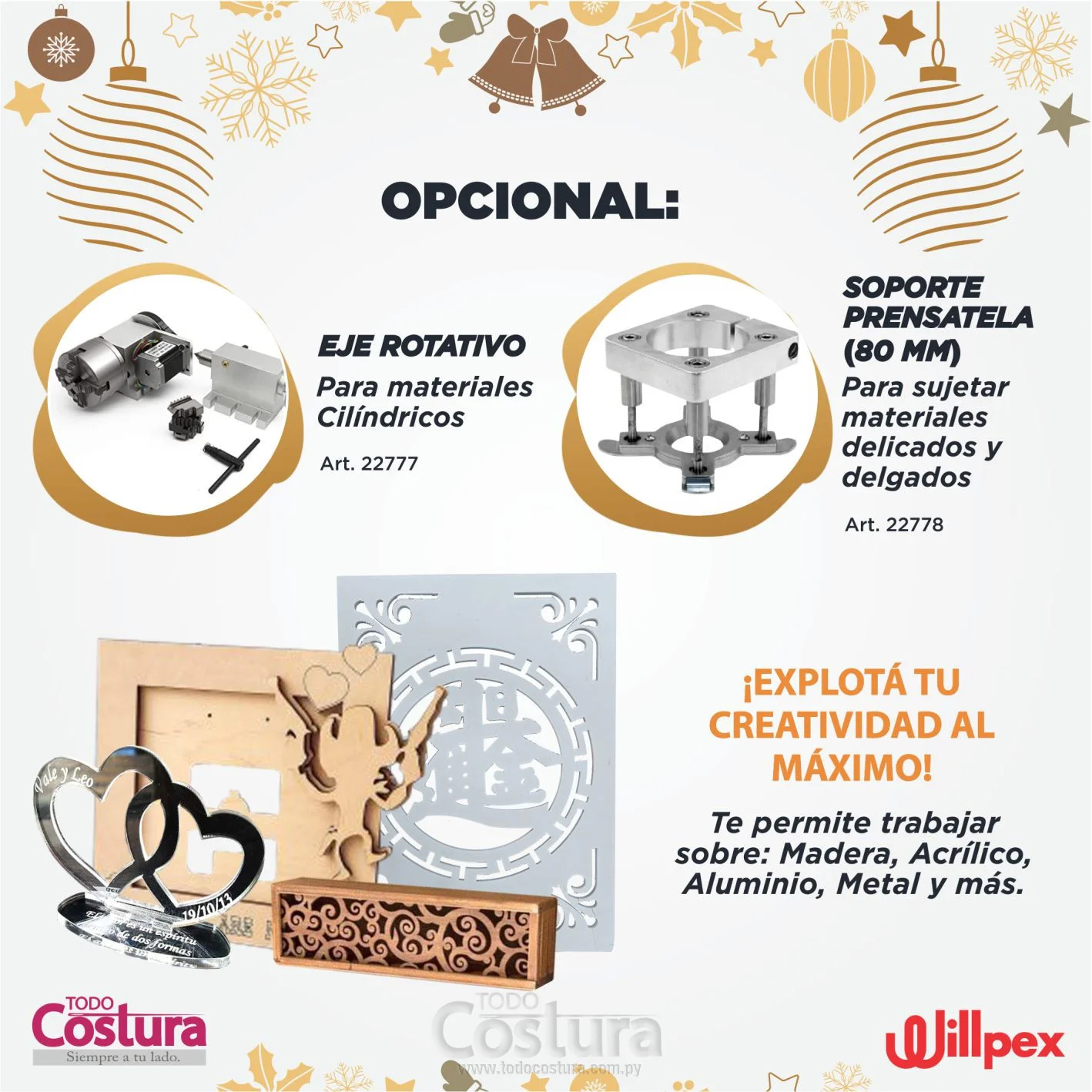 MAQUINA GRABADORA ROUTER CNC (60X90 CM) WILLPEX CNC6090 (INCLUYE PANEL DSP)