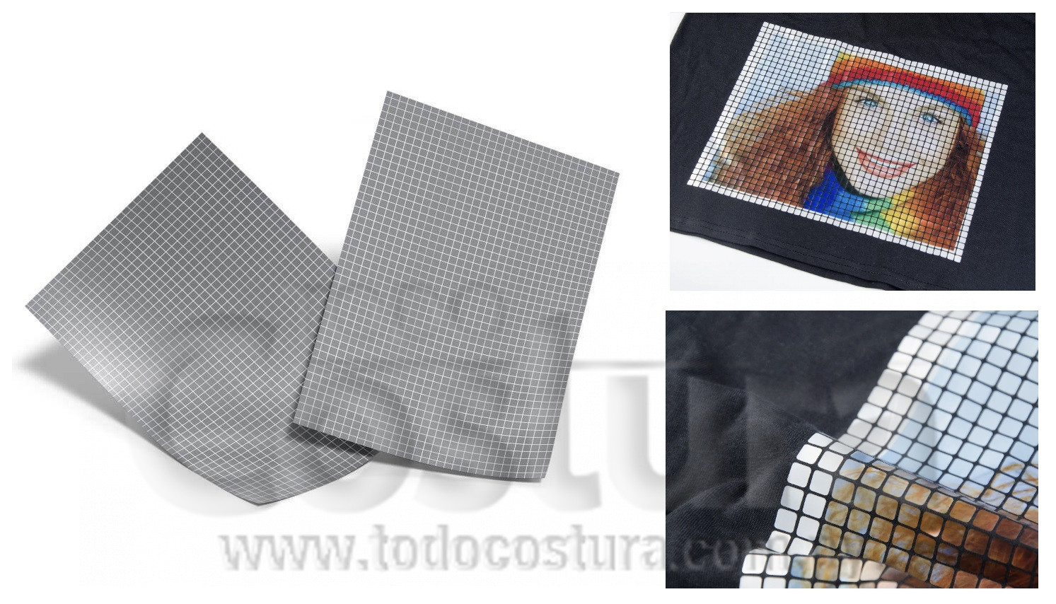 PAPEL VINILO METALICO (A4) PARA SUBLIMAR EN ALGODON