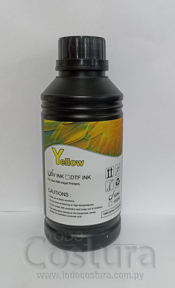 TINTA (AMARILLO - 500ML) PARA IMPRESORA UV WILLPEX 3250 UV