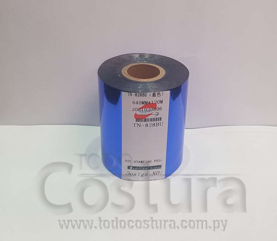 ETIQUETA FOIL AZUL (8CM X 120 METROS) P/ TRANSFER WILLPEX