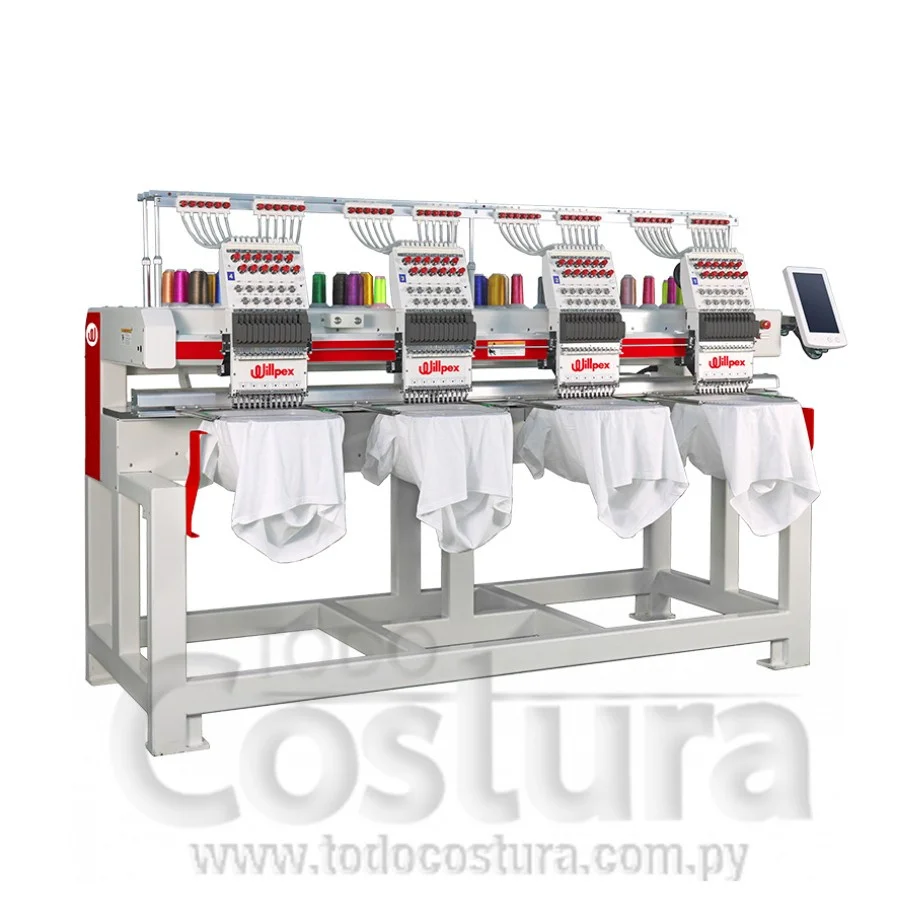 BORDADORA INDUSTRIAL (4 CABEZALES) WILLPEX WP1204