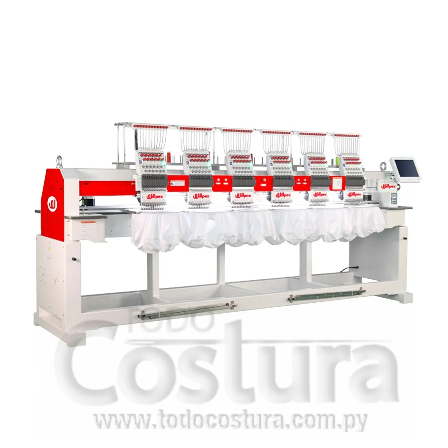 BORDADORA INDUSTRIAL (6 CABEZALES) WILLPEX WP1206