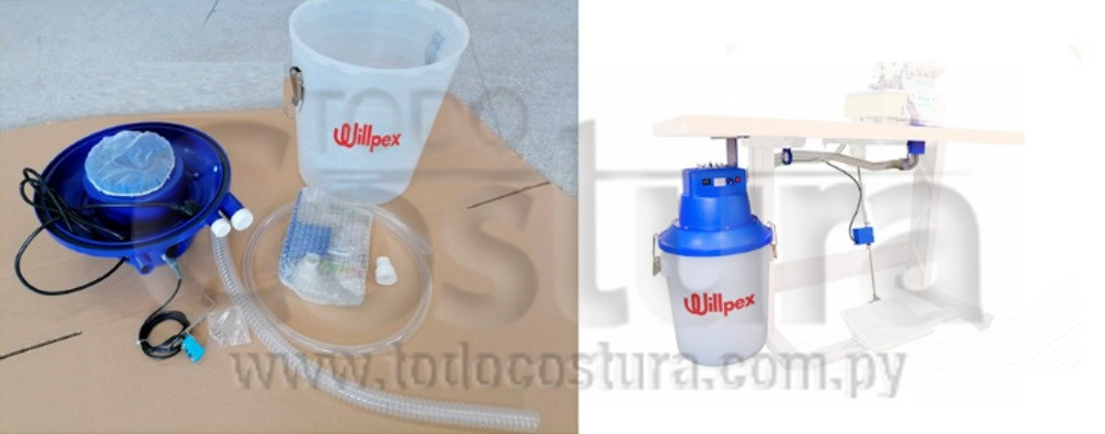 SISTEMA DE SUCCION ELECTRICO PARA OVERLOCK / COLLARETA