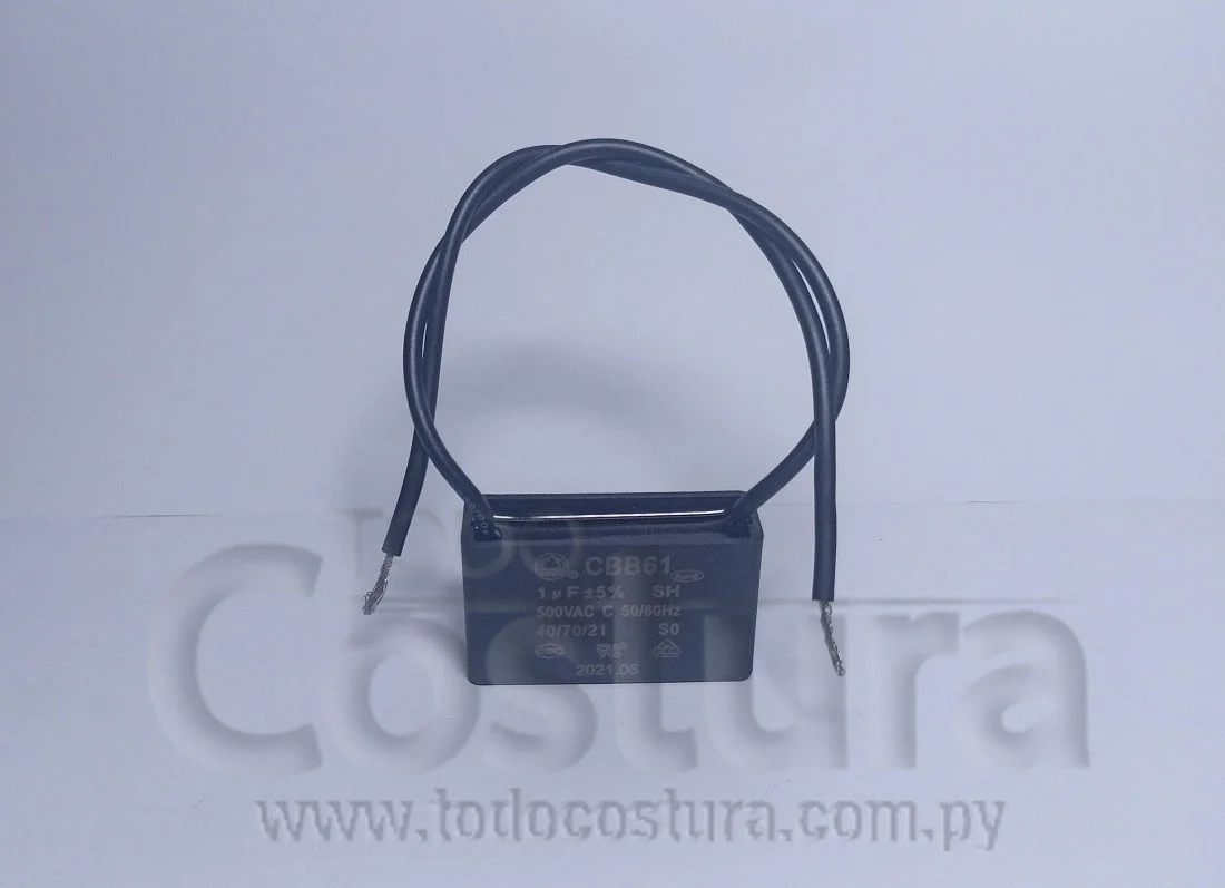 CAPACITOR (1 UF) P/ MOTOR (Z) GRABADORA LASER 6090 / 1390