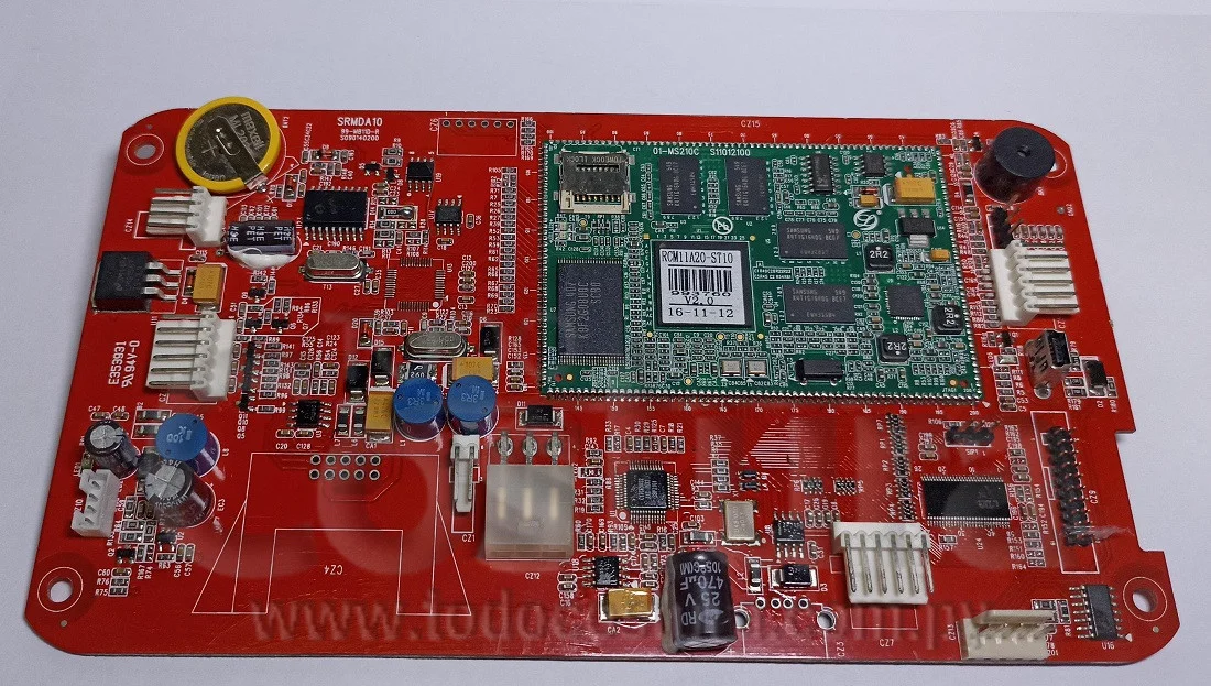 PLACA DEL PANEL BORDADORA RICOMA CHT