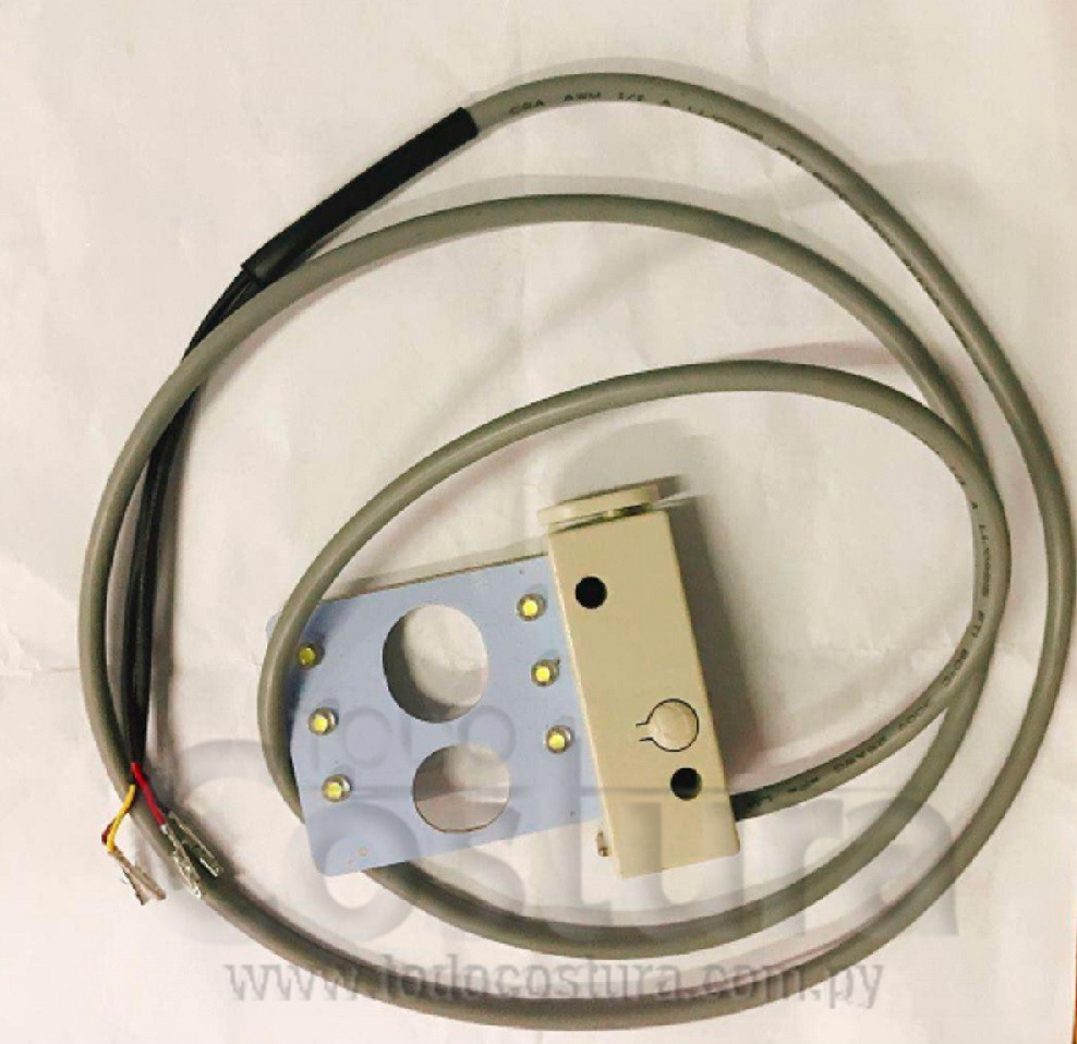 FOCO LED (5V) CON BOTON DE RETROCESO DOBLE AGUJA JACK JK-58420