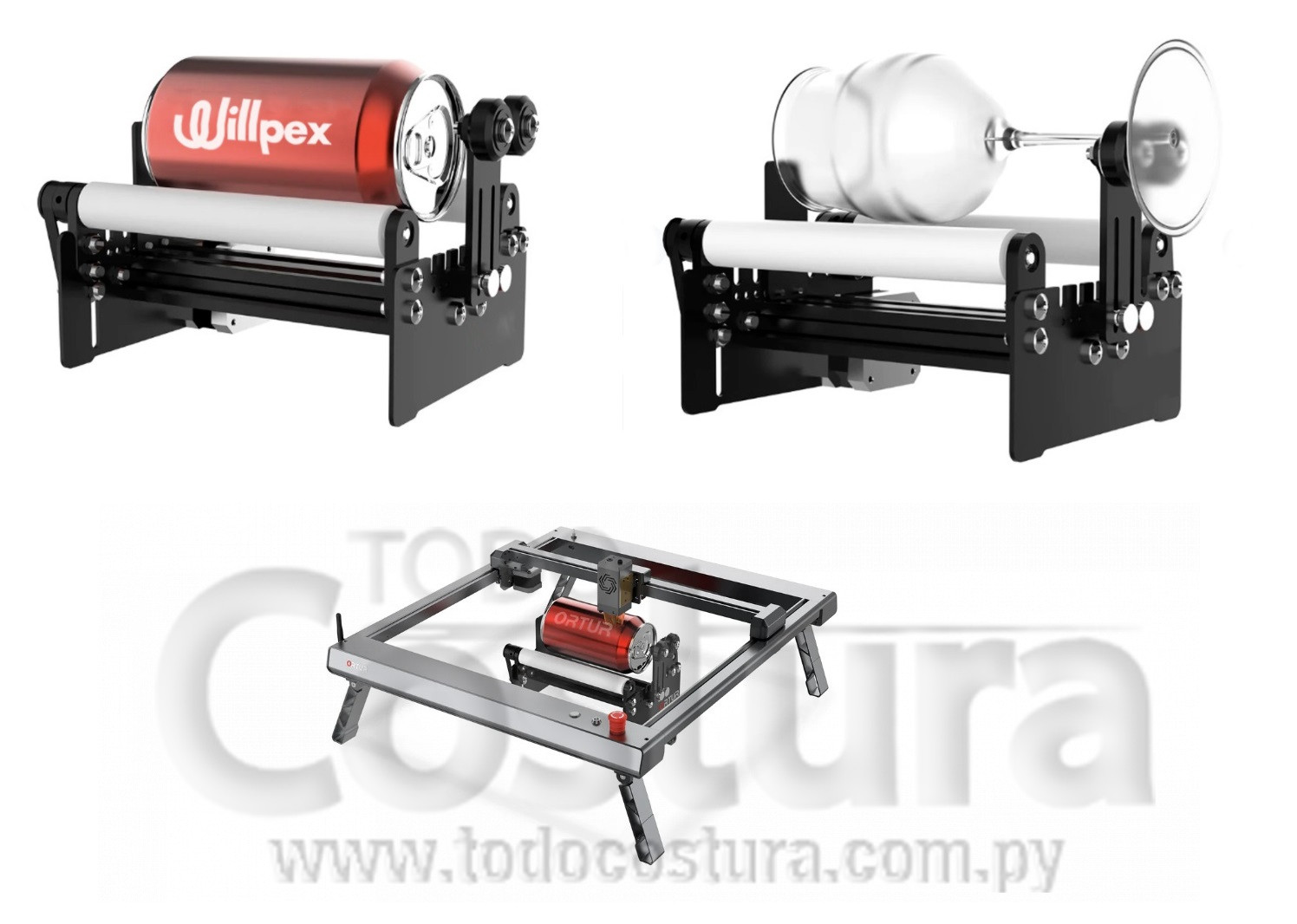 EJE ROTATIVO (STANDARD) GRABADORA LASER A DIODO WILLPEX OLM3