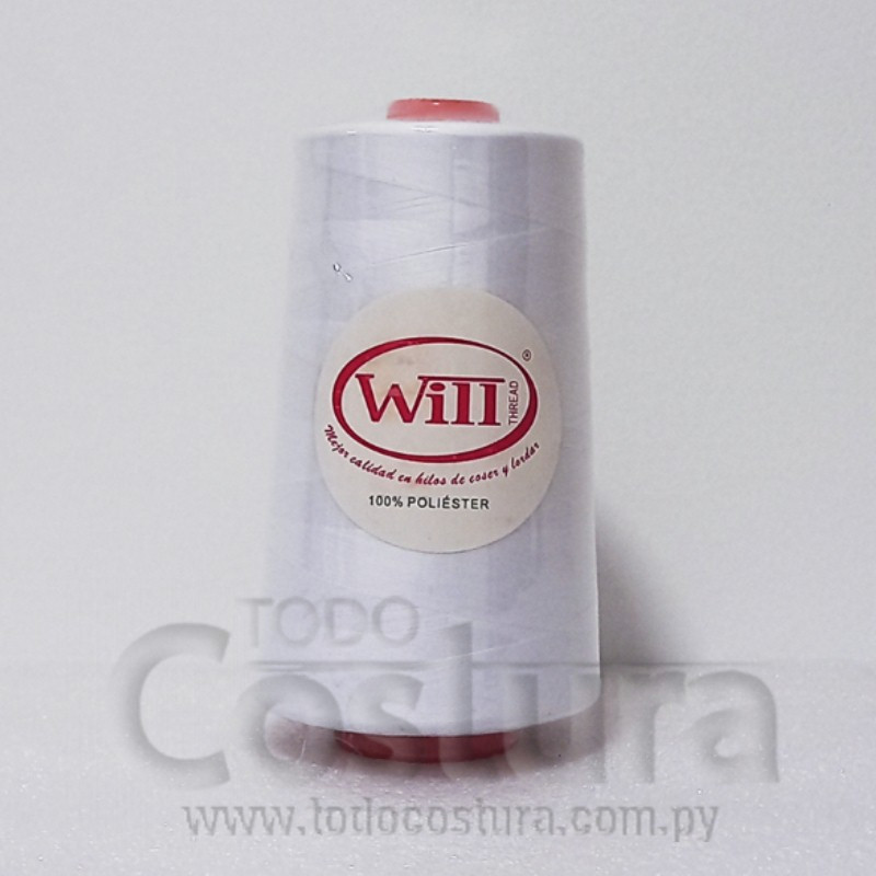 HILO DE BOBINA WILL (301 - BLANCO - 15000 METROS) 60/2 - TFO
